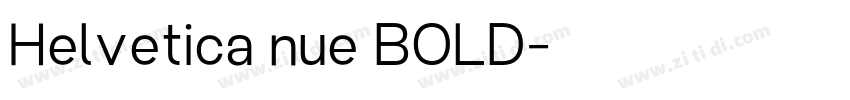Helvetica nue BOLD字体转换